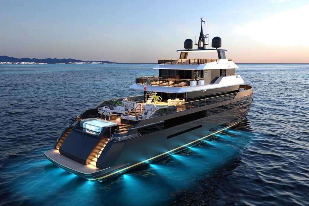 Benetti, B.Yond, Limited Edition, 40m, Pierluigi Ausonio, P.L.A.N.A, Siemens Energy, E-Mode Hybrid, Vulcan Grey