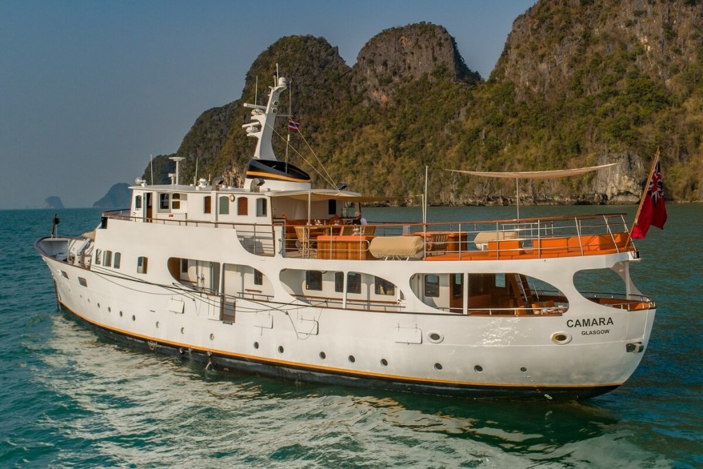 Asia Global Yachting, Phuket, Thailand, Classic Line, charter, Maha Bhetra, Camara C, Ed Tuttle, Mami Wata, Patrick Balta, Aventure, Europe, Australia, Asia, Nicolas Monges, Scotland, Yarrow & Co, Southeast Asia, Myanmar, Mergui Archipelago, Sulawesi, Ratanachai Shipyard, Phuket, Yacht Haven, Aman, Park Hyatt, New South Wales, Halvorsen, shipyard, Sydney, Lars Halvorsen, Harold Halvorsen, Peter Halvorsen, Carl Halvorsen