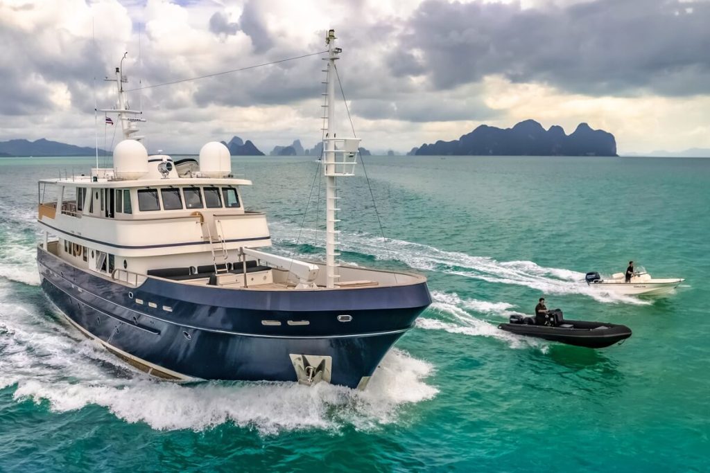 Classic yachts, Phuket, Thailand, Northrop & Johnson, DoubleYou, Cheoy Lee, Jimmy Buffett, Lee Marine, Martin Holmes, Tom Fexas, Continental Drifter II, Southeast Asia, Indonesia, Firebird, Timken, The Firebird, Stravinsky, Palmer Johnson, Wisconsin, Antarctic, Arctic, Virgin Islands, Australia, Burmese teak, Teak Timber, Thea, Island Gypsy, Kong & Halvorsen, Halvorsen, Joseph Kong