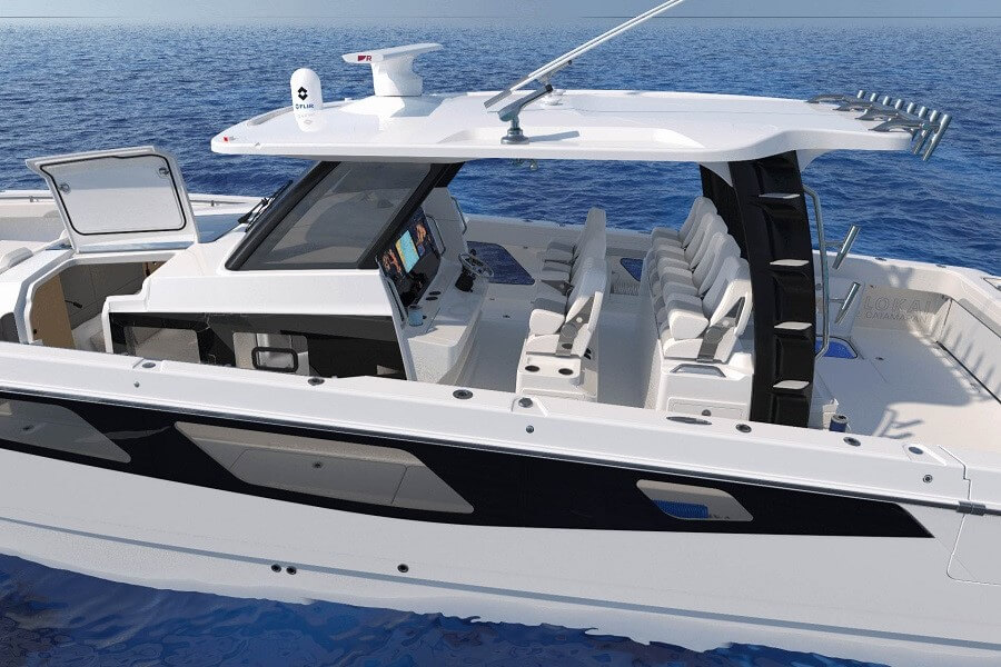 Aquila, 47 Molokai, fishing, boat, power, catamaran, powercat, Fort Lauderdale, boat show