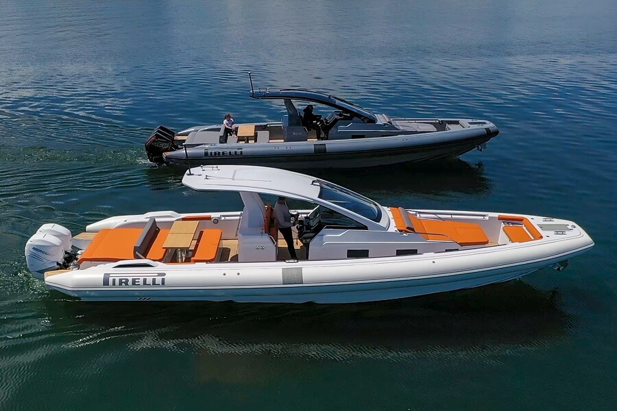 Day boats, Solaris, Fiart, Evo, Key Largo, Wajer, Tesoro, Sacs, Rebel, Lomac, Pirelli, Nimbus, Axopar, Saxdor