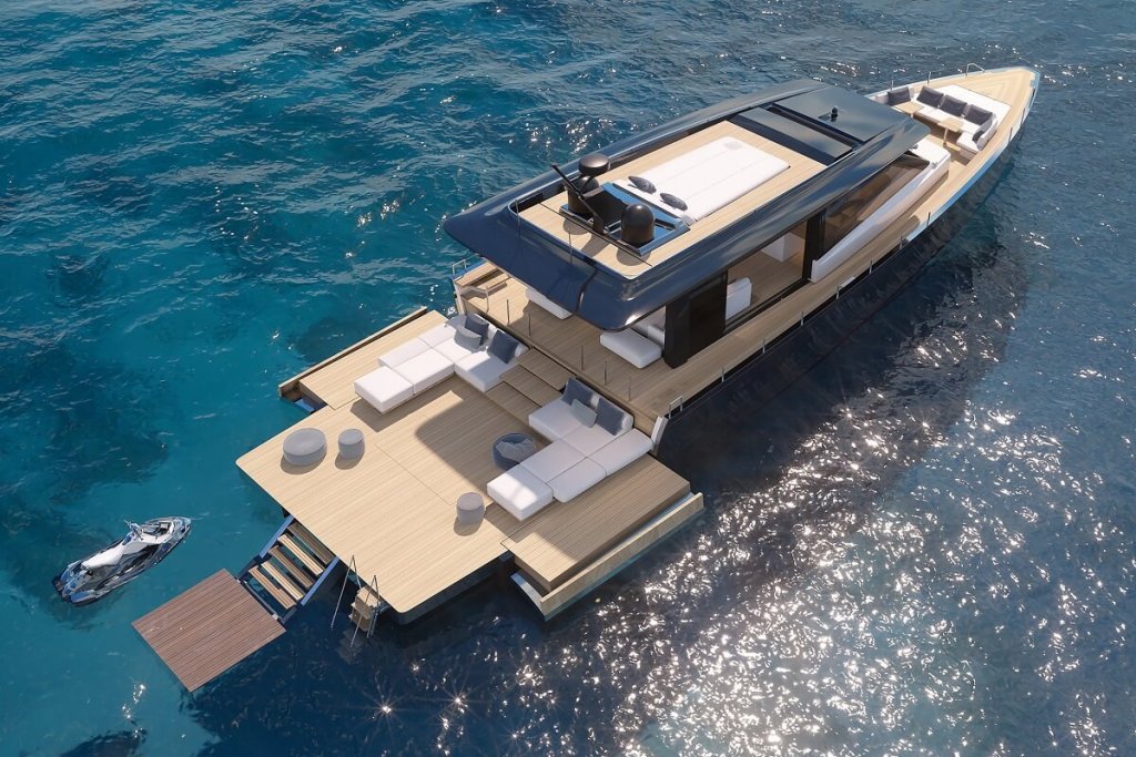Nautor, Swan, Arrow, motor yacht, Jarkko Jamsen, Leonardo Ferragamo
