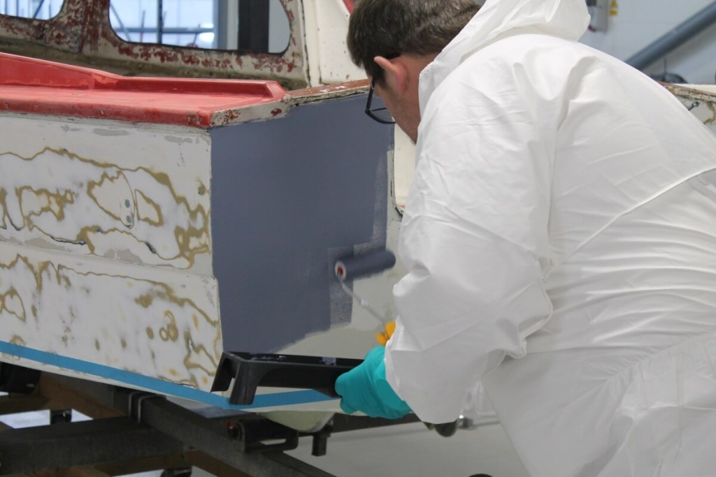 AkzoNobel, Awlgrip, International, paint, yacht, coatings, Southampton, Application Research Center, ARC, Yacht Paint Application Center, YPAC, Jemma Lampkin, Gareth Thomas