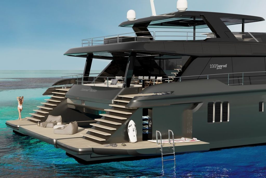Sunreef, Yachts, 100, Power, three, hull, one, sells, sale, commission