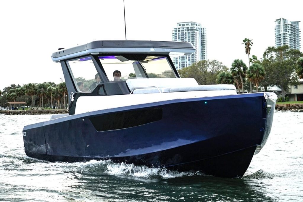 Blue Innovations Group, Tesla, John Vo, Revolution, R30, electric, solar, boat, launch, St Petersburg, Florida