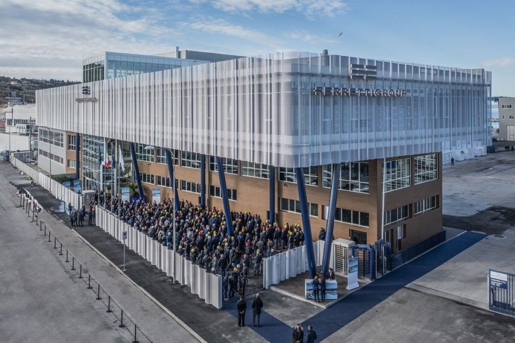 Ferretti Group, Superyacht Yard, Ancona, office, Alberto Galassi