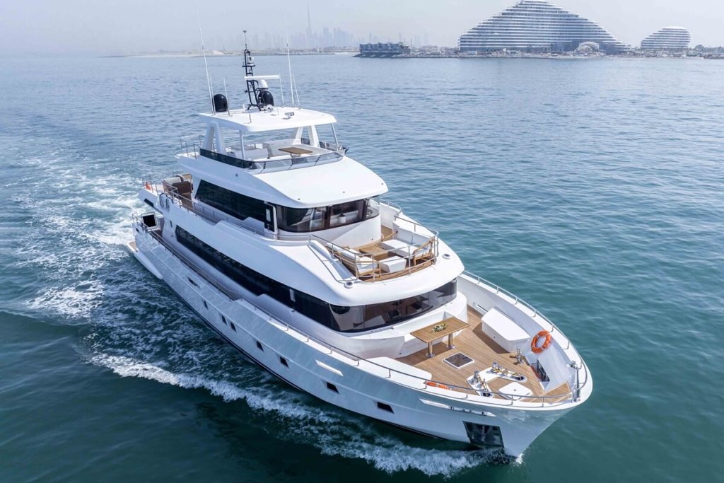 Yacht Sourcing, Gulf Craft, Majesty 111, Nomad, 101, Dubai
