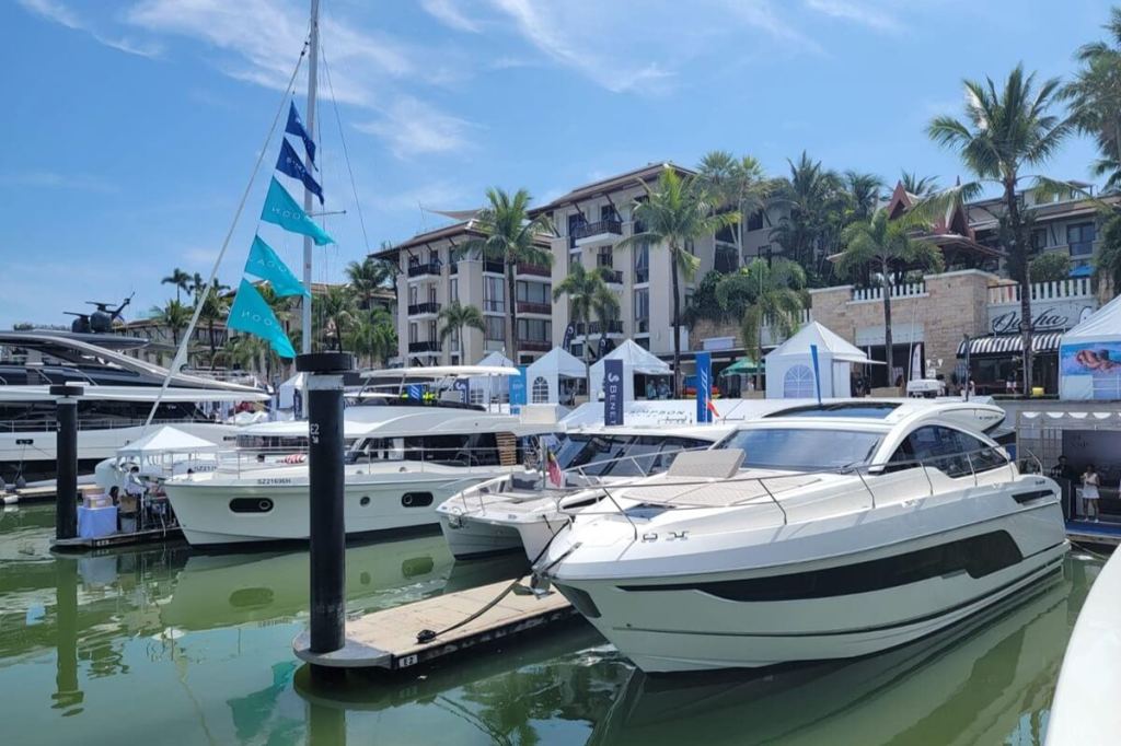 Thailand International Boat Show, Royal Phuket Marina, Princess Y95, Adul Chuthong, Kitti Chaodee, Puripan Bunnag, Boat Lagoon Yachting, Simpson Marine