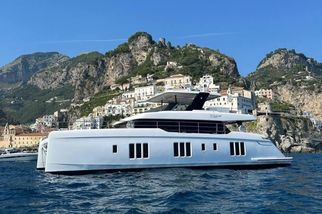 Sunreef, 70 Power, 70, 80, sailing, Miami, Boat Show, ILIAD, 53F, powercat, power, catamaran, Herald Plaza, Aquila, 47 Molokai, 32 Sport, 36 Sport, 42 Yacht, 44 Yacht, 54 Yacht