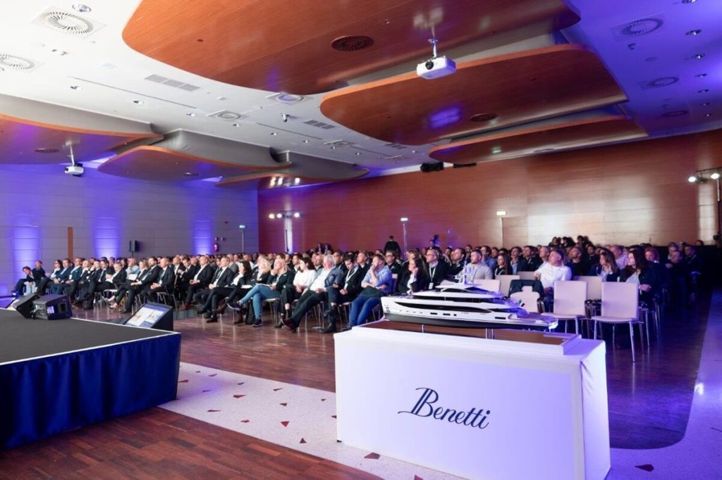 Benetti, Yachtmaster, Budapest, Hungary, Key West, Florida, Marco Valle, CEO, Azimut-Benetti Group, Massimiliano Casoni, Sebastiano Fanizza, Alessia Farci, Sebastiano Vida, Oasis Deck, Anders Kurtén, CEO, Fraser, Caterina Oliviero, Alvise Tositti, Acquera, Gianni Paladino, Museum of Fine Arts, Bel Danube, Awlgrip, Kongsberg, Lusben, Viraver, Volvo Penta