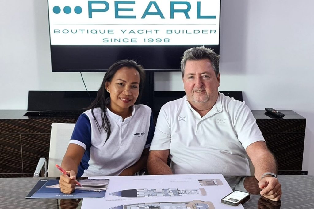 Pearl Yachts, Max-Marine Asia, dealer, Thailand, Asia, British, motor yacht, builder, VP Yachts, Hong Kong, Craig Murphy, Supranee Murphy, Sunseeker, Aman, Phuket, Ocean Marina Jomtien, Pattaya, Bangkok, Pearl 62, Pearl 72, Pearl 95, Pearl 82, Bill Dixon, Kelly Hoppen