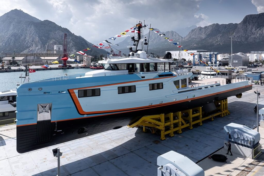 Damen Yachting, Yacht Support, 53, Antalya, Turkey, Tommy Allen, Five Oceans Global Solutions, Five Oceans, Jan van Hogerwou, Monaco, Rob Dolling