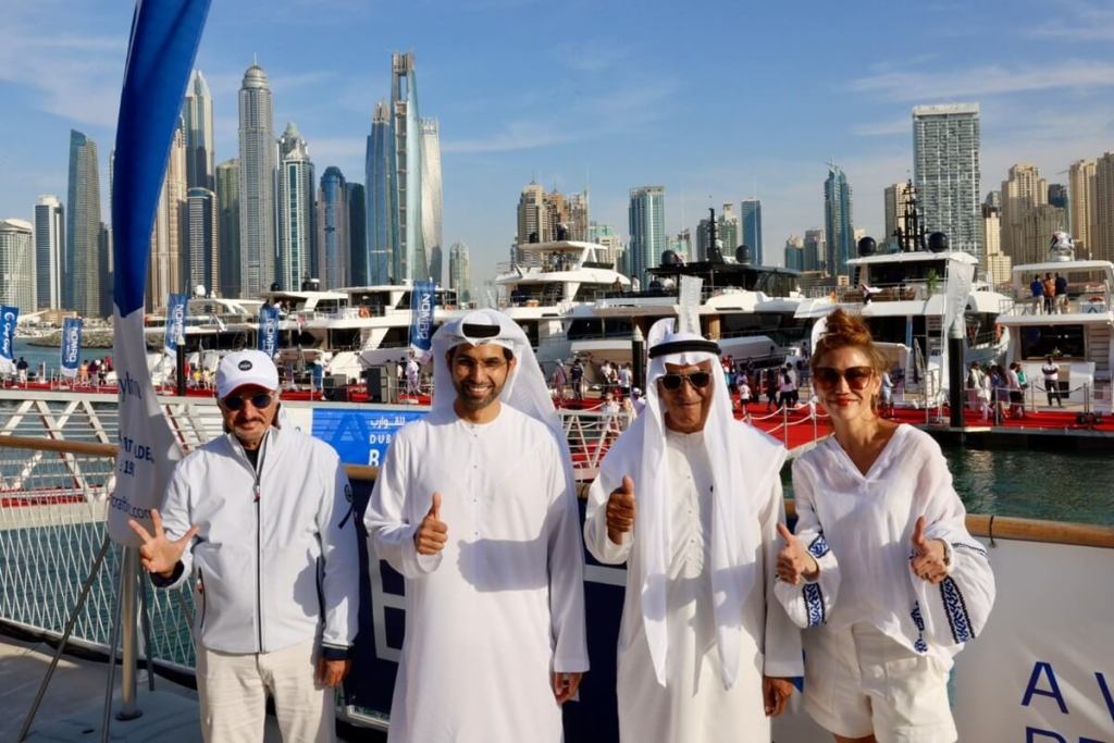 Dubai Harbour, Dubai World Trade Centre, Dubai International Boat Show, Shamal Holding, Gulf Craft, Saeed Hareb, Abdulla Binhabtoor, Mohammed Alshaali, Abeer Alshaali, Gulf Craft, Trixie LohMirmand