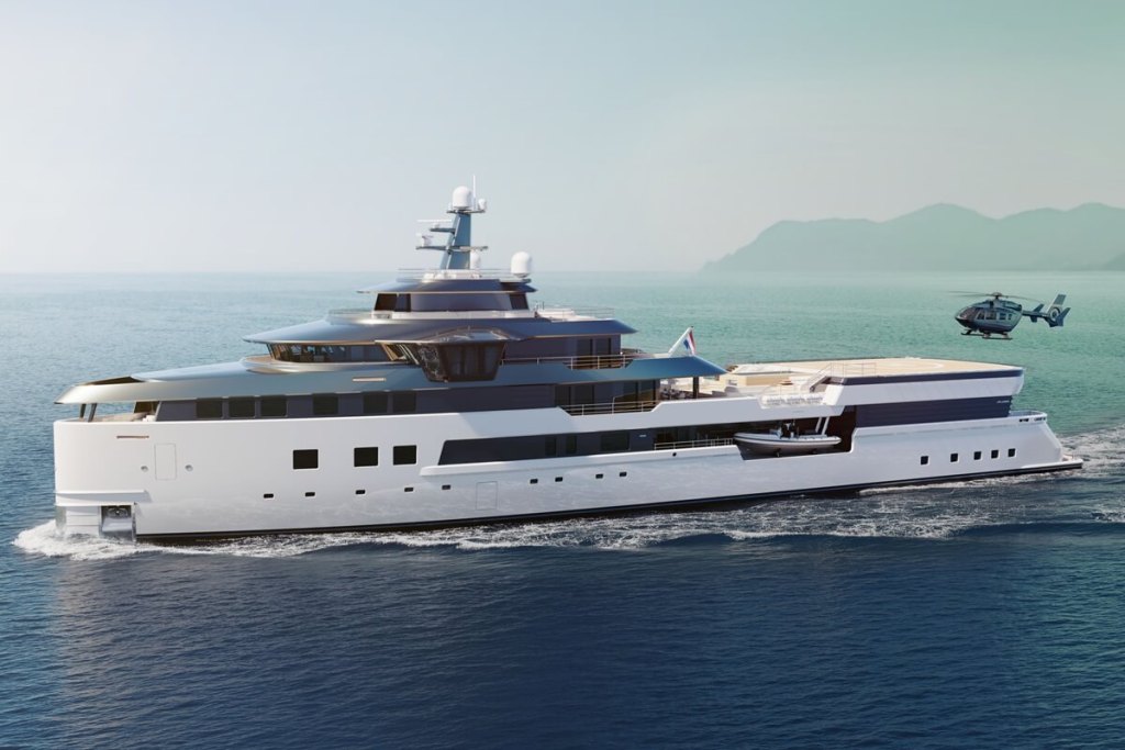 Damen Yachting, Rose Damen, Azure Yacht Design & Naval Architecture, Harrison Eidsgaard, Ben Harrison, Enrique Tintore, Espen Øino, Harrison Eidsgaard, Azure Yacht Design, Winch Design, Reymond Langton