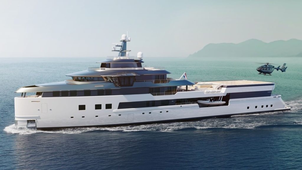 Damen Yachting, Rose Damen, Azure Yacht Design & Naval Architecture, Harrison Eidsgaard, Ben Harrison, Enrique Tintore, Espen Øino, Harrison Eidsgaard, Azure Yacht Design, Winch Design, Reymond Langton