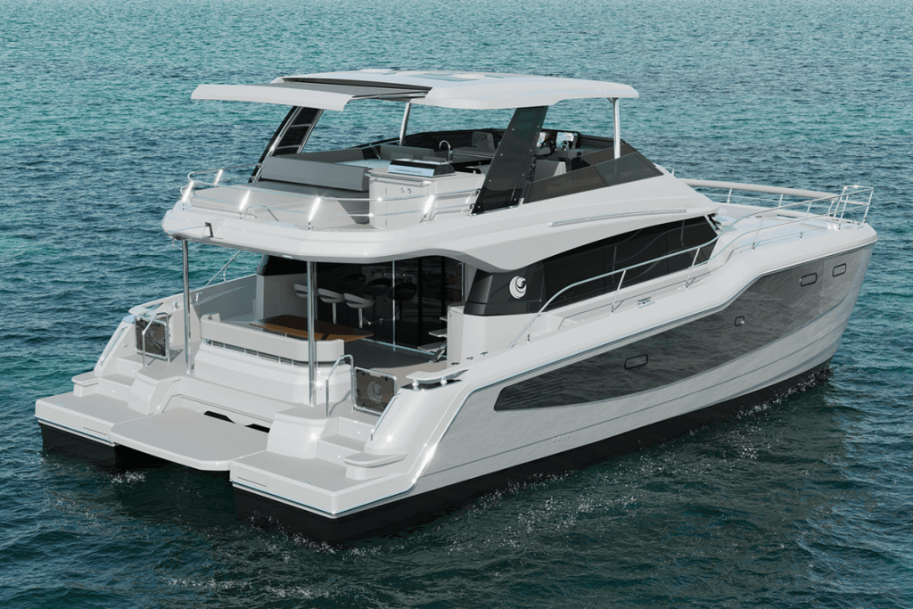 Aquila, 50, Yacht, Fort Lauderdale International Boat Show, flybridge, inboard, Volvo Penta, Yanmar, 42 Yacht, 44 Yacht, 54 Yacht, 70 Luxury, explorer, high freeboard, Aquila Hydro Glide Foil System™, AHG