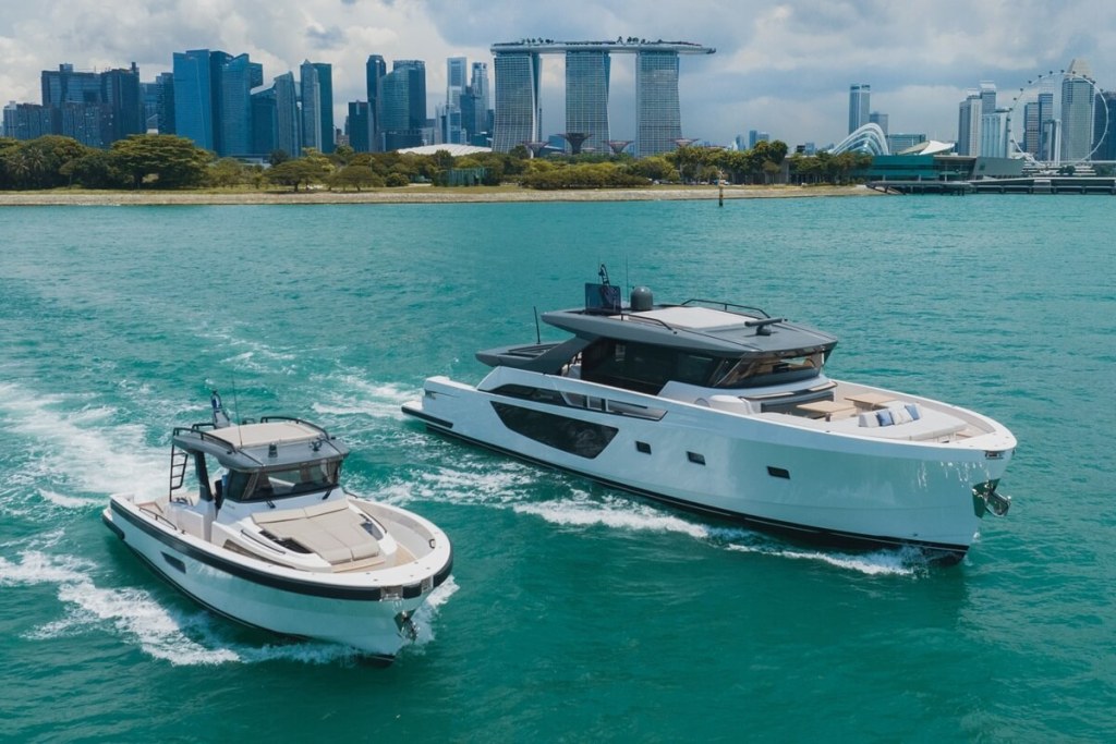 Singapore Yachting Festival, ONE°15 Marina Sentosa Cove, Sanlorenzo, Bluegame, Azimut, Wally, Fairline, Leopard, Jeanneau, Saxdor