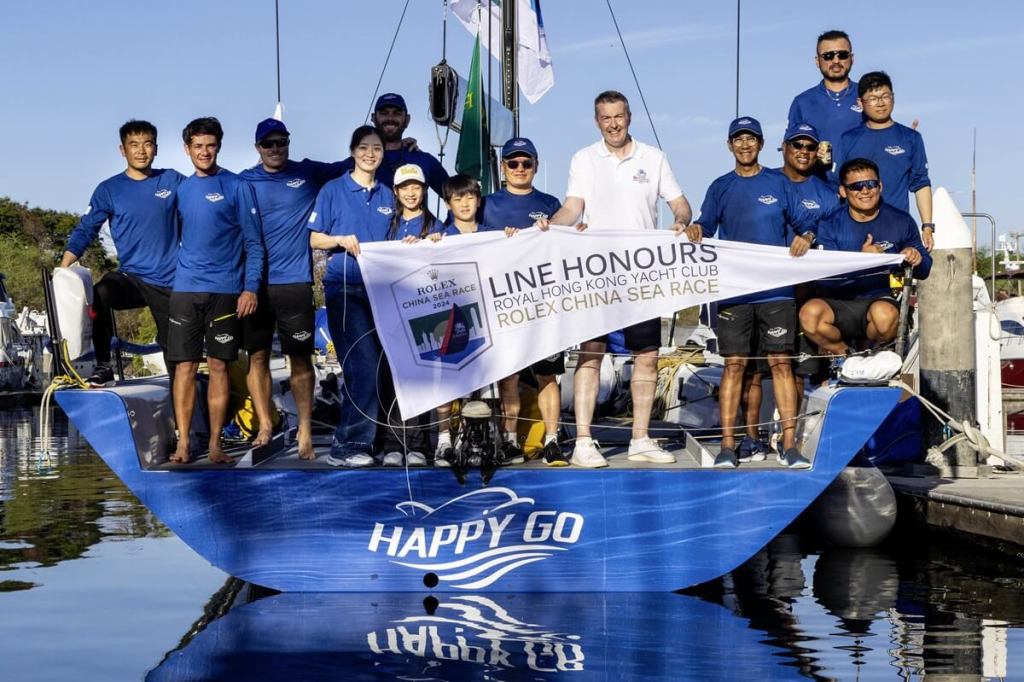 Rolex China Sea Race, Happy Go, Nie Hua, TP52, Subic Bay, Hong Kong, line honours, IRC Overall, William Liu, Seawolf, Standard Insurance Centennial V, Ernesto Echauz, Jono Rankine