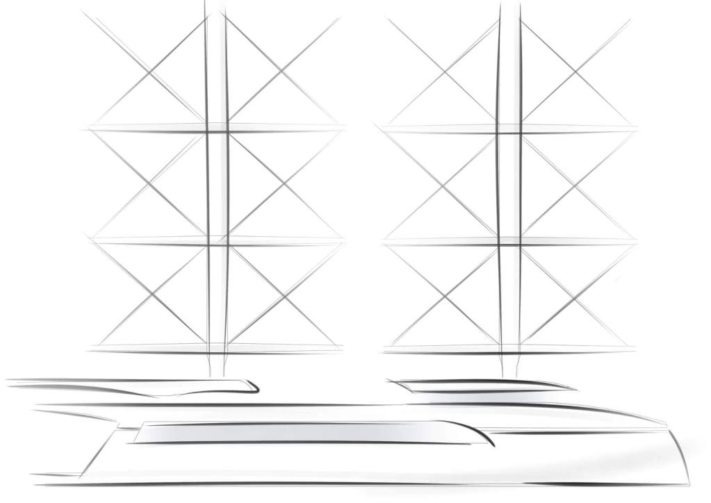 Custom superyacht builder Echo Yachts will construct world’s largest sailing catamaran Artists’ profile of the world’s largest sailing catamaran