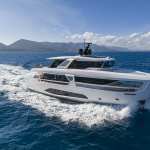 Ferretti Group’s INFYNITO 90 introduces a groundbreaking foredeck space that re-imagines how a yacht’s bow should be enjoyed.