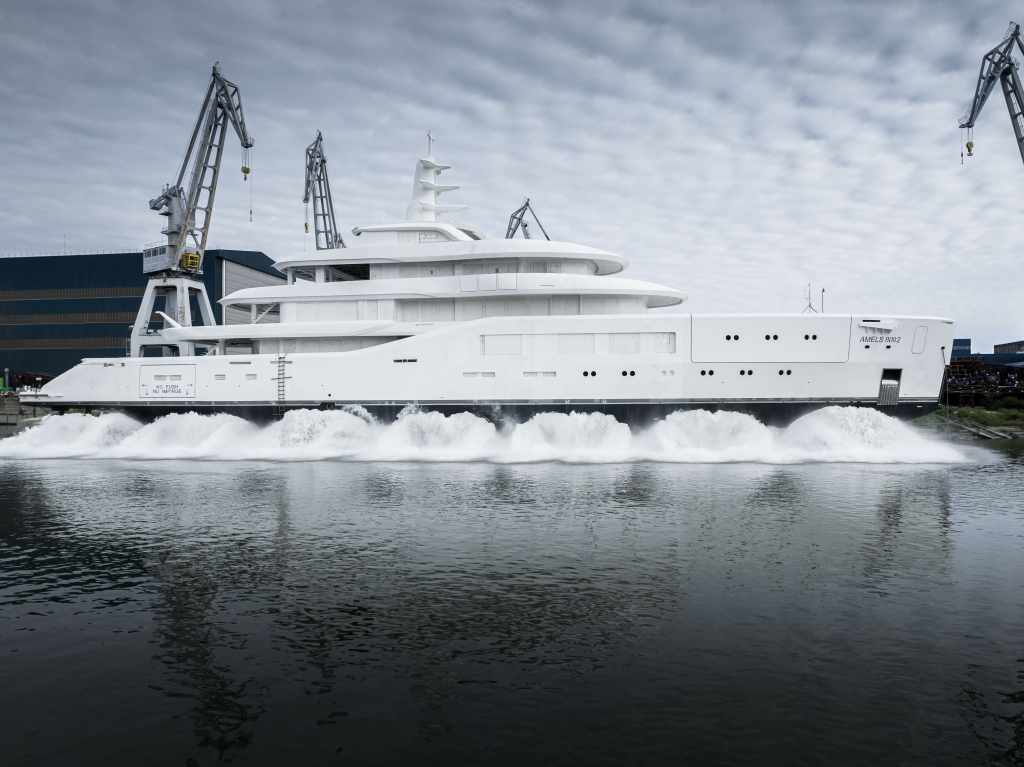 Amels 80 superyacht Amels 80 superyacht exterior Amels 80 superyacht by Damen Yachting