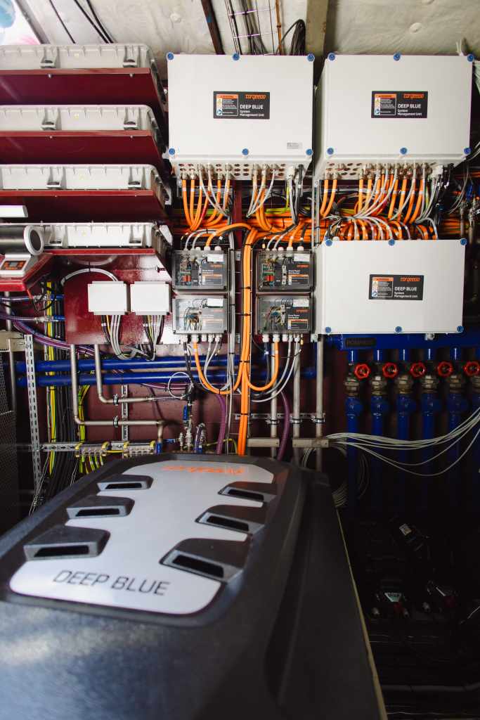 Torqeedo powers Mistinguett at Olympics games View from Torqeedo-powered Mistinguett Torqeedo used batteries to power Mistinguett