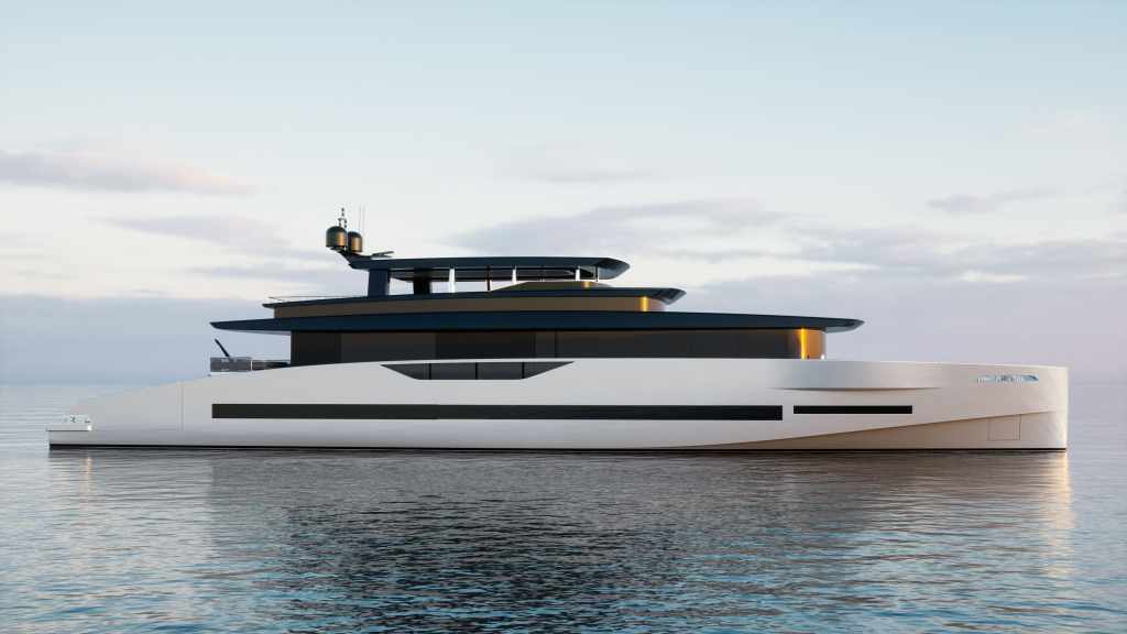GX superyachts launch in Monaco GX superyachts GX42 cruising GX superyachts GX42 construction GX superyachts coupe GX superyachts GX42