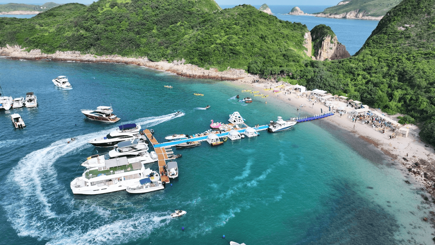 Sunazure Nextwave, Nextwave Yachting, Nexperience, Nexperience 2024, Princess Yachts, events, beach event, Hong Kong