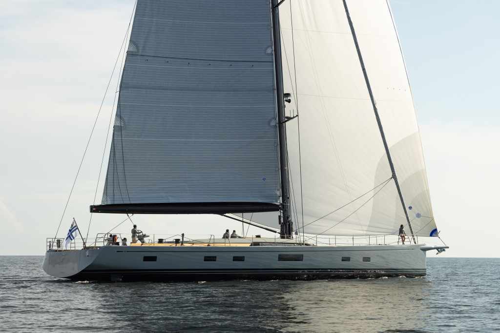Swan 108 combines comfortable bluewater cruising with racing Nautor’s first Swan 108 sailing yacht hits the water First Swan 108 offers comfortable bluewater cruising and racing prowess German Frers designed hull of new Swan 108 Swan 108 exterior design by Micheletti + Partners First Swan 108 is a tall order for Finnish builder Finnish builder delivers first Swan 108 First Swan 108 customised for tall owners