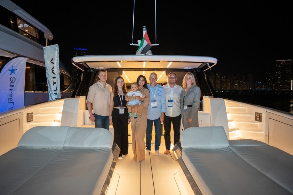 Sunreef, Ultima 55, Dubai International Boat Show, Francis Lapp, Nicolas Lapp, Poland, UAE, Gdansk, Ras Al Khaimah, Sheikh Rami bin Khalid Al Qasimi, Sheikh Ahmed bin Khalid Al Qasimi, Rashid Shaneen, Annual Dubai Boat Show Leisure Yachting Conference