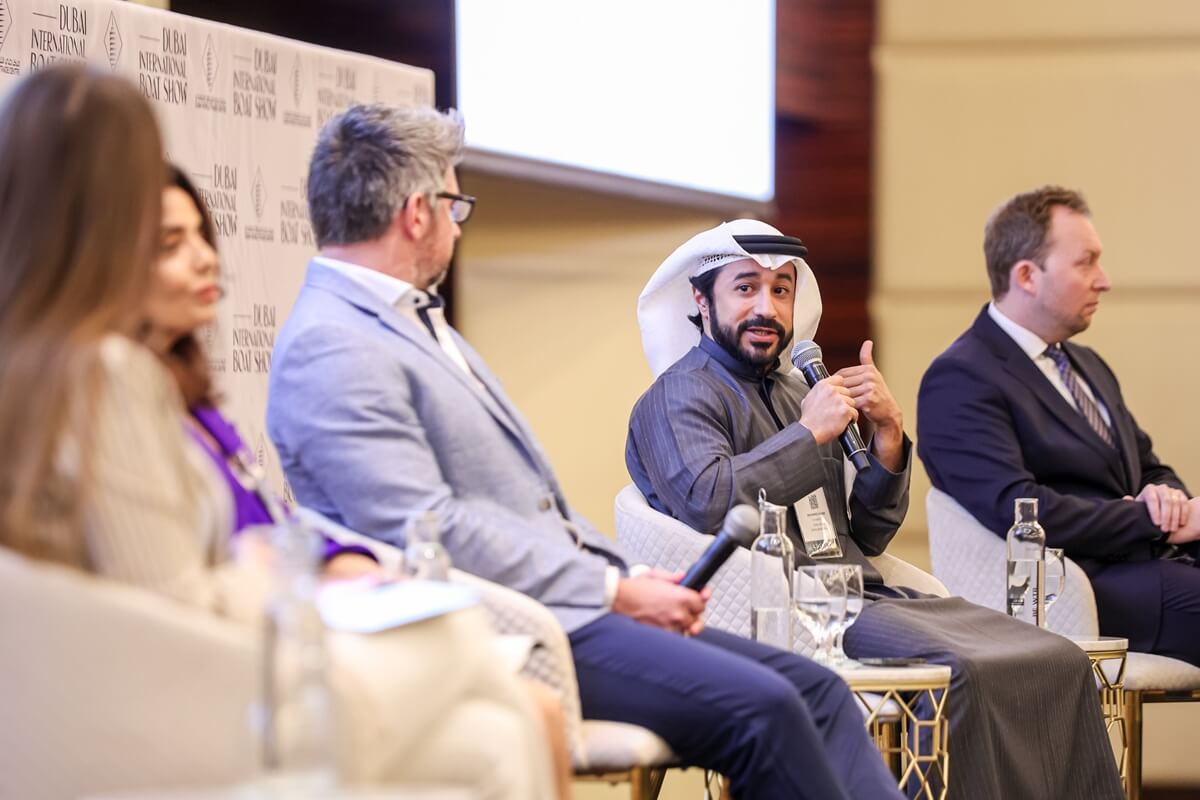 Annual Dubai Boat Show Leisure Yachting Conference, Dubai, Mina Seyahi, The Westin, Dubai International Boat Show, Dubai Harbour, Saeed Hareb, Dubai Sports Council, Mohamed Al Zaabi, Royal Yachts, Nicolas Lapp, Sunreef Yachts, Jad Zakkak Migliorini, Azimut, Robert Myers, Superyacht Interiors