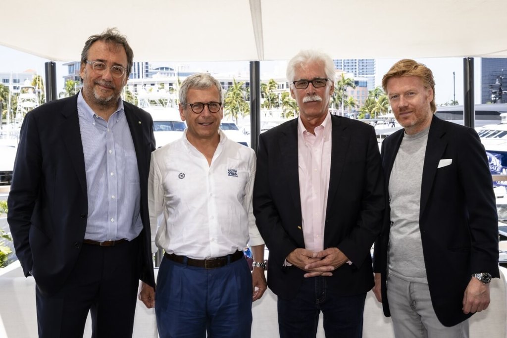 Nautor Swan, Pietarsaari, Finland, Malcolm McKeon, Sanlorenzo, Massimo Perotti, alloy, Simpson Marine, Swan Yachts, Swan Maxi Yachts, ClubSwan Yachts, Swan 128, German Frers, Swan 131, Aristarchos, Giovanni Pomati, Edmiston, Jamie Edmiston, Bruce Brakenhoff, Newport, Rhode Island