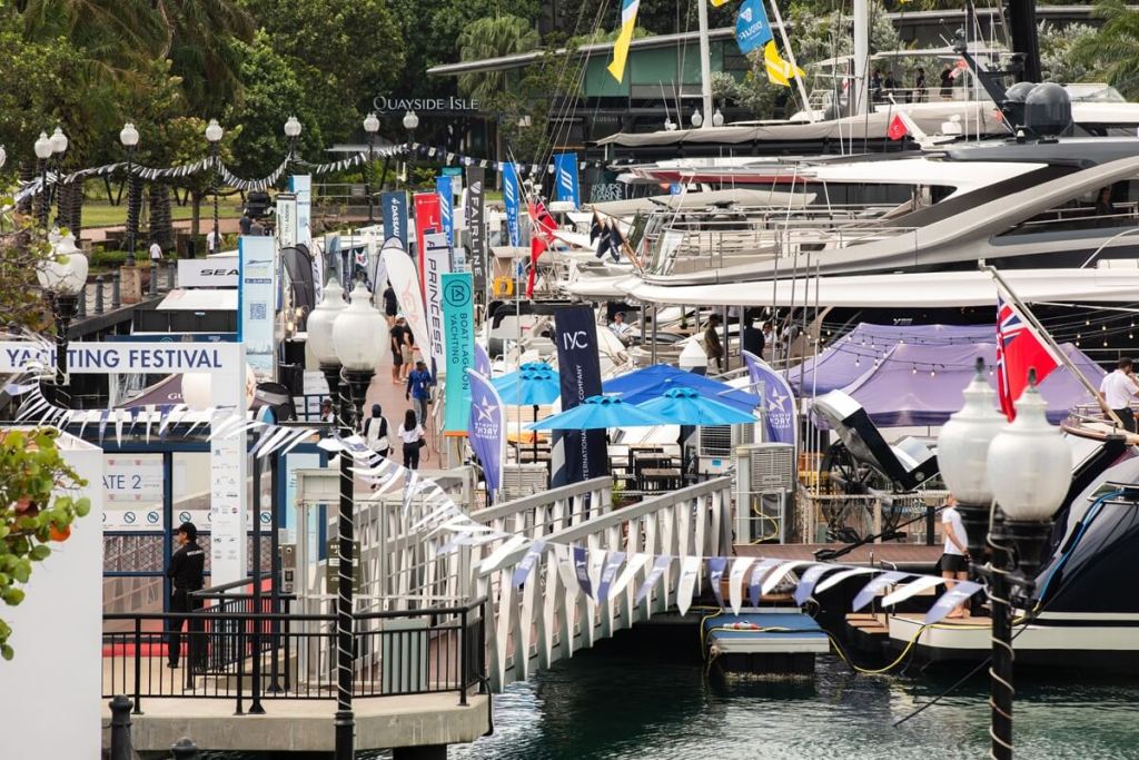 Singapore Yachting Festival, ONE°15 Marina Sentosa Cove, Absolute, Aquila, Axopar, Azimut, Bluegame, De Antonio, Ferretti Group, Fountaine Pajot, Gulf Craft, Jeanneau, Leopard, Princess, Sanlorenzo, Saxdor, Sunreef, Sunseeker