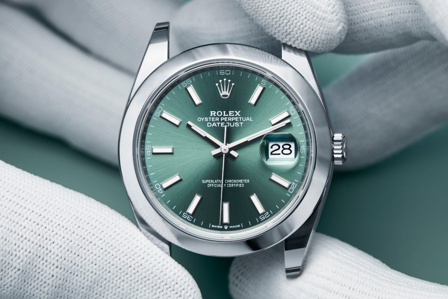 Watchmaking, Final Assembly, 2022. 
Watchmaker during the final assembly. Detail.