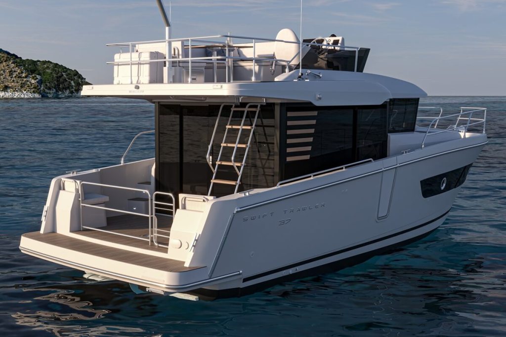 Beneteau, Swift Trawler, Sedan, Fly, Cannes Yachting Festival, Robert Chaffer