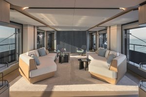 Azimut, Federico Lantero, M2atelier, Marijana Radovic, Marco Bonelli, Grande, Trideck, Cannes Yachting Festival, Achille Salvagni, barefoot luxury, Grande 36M, Grande 30M