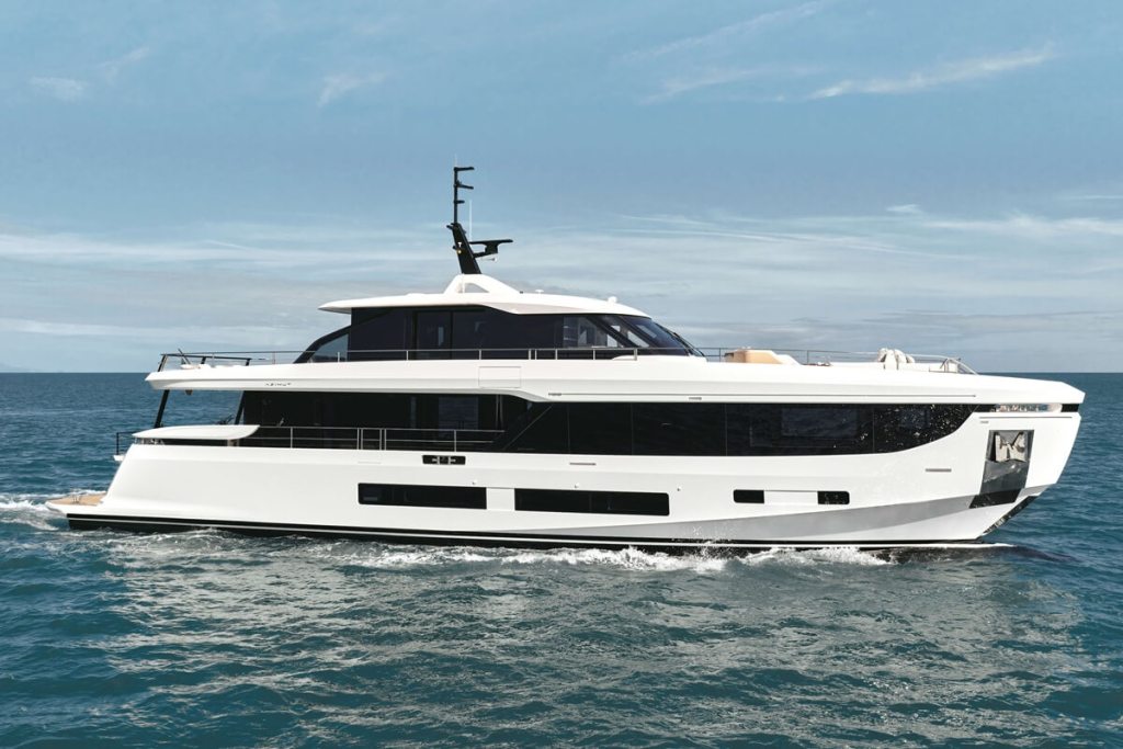 Azimut, Azimut Benetti Group, Azimut Grande Trideck, Azimut Grande 30M, Azimut Grande 36M, Azimut Fly 82, Cannes Yachting Festival, Alberto Mancini, Fabio Fantolino, m2atelier, yacht shows, yacht premiere, yacht debut, motor yacht, superyacht