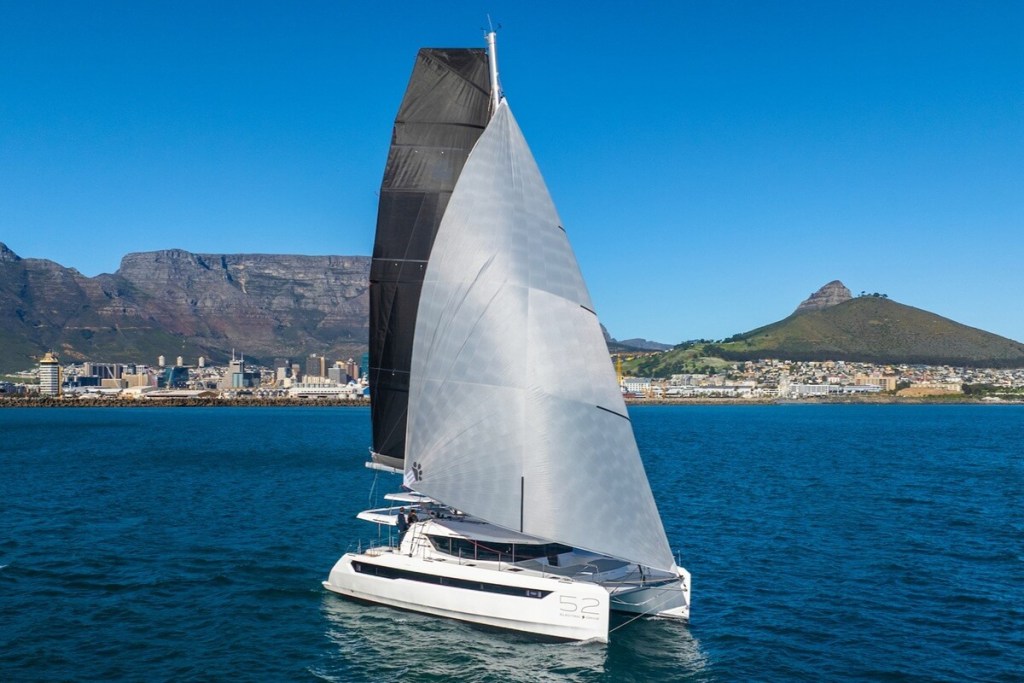 Leopard 52, Leopard Catamarans, Cannes Yachting Festival, sailing catamaran, sailing yacht, Simonis Voogd Design, Robertson & Caine