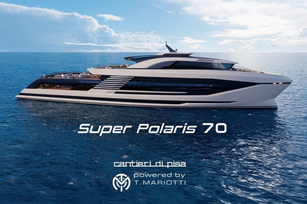 Cantieri di Pisa, Pisa, T. Mariotti, Genoa, Italy, Enrico Gennasio, Marco Massabò, Marco Ghiglione, Antonio Luxardo, Polaris, Saturno, Akhir, Pulina Exclusive Interiors, m2atelier, Parisotto + Formenton, Francesca Cianficconi