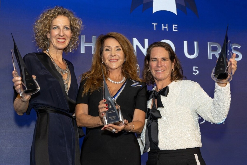The Honours, Dilan Sarac, Executive Director, The Superyacht Life Foundation, Angela Abshier, Sail to Shelter, Francisca Cortés Solari, Fundación MERI, Rosie O’Donnell, Yachts for Science, The Bowsprit Award, Pier Sixty-Six, Fort Lauderdale International Boat Show
