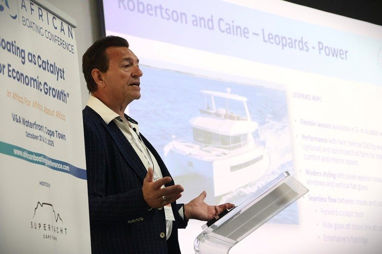 Theo Loock, Robertson and Caine, Leopard Catamarans, V&A Waterfront, African Boating Conference, Veda Pretorius, Maryanne Edwards, Marguerite Vockerodt