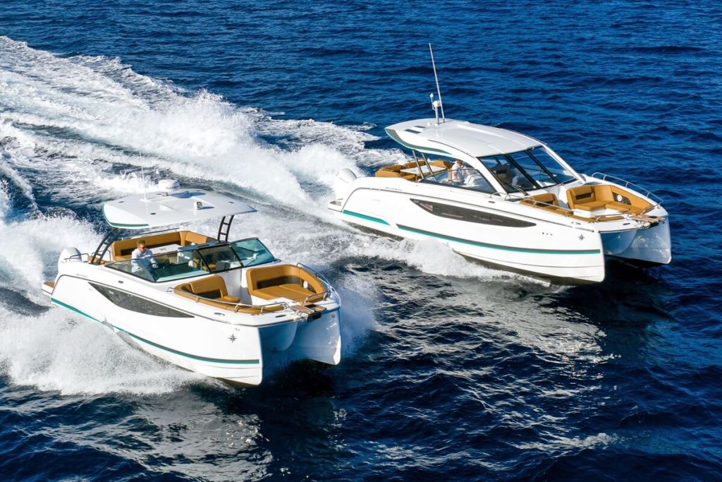 Jeanneau, TH, twin hull, Four Winns, powercats, power, catamaran, motorboat, Boot Dusseldorf, Erik Stromberg