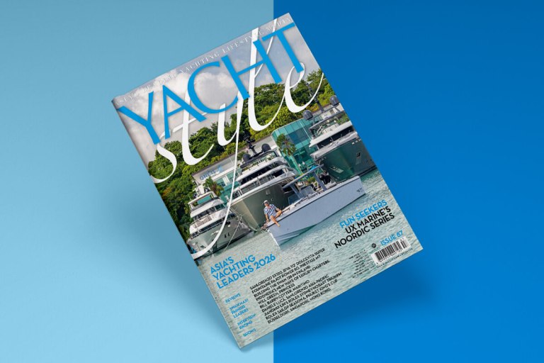 Yacht Style, Asia’s Yachting Leaders, Issue 87, Princess, Maritimo, Sanlorenzo Asia-Pacific, Dreamer Marine, UX Marine, Sanlorenzo SX120, Riva Dolcevita 112’ Super, Fountaine Pajot Power 80, Prestige M7, luxury phinisis, Swan Maxi, Swan 128, Jianghui Lin, Rolex Sydney-Hobart