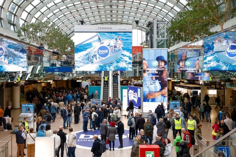 Yacht Style, yachts, sailboats, Boot Dusseldorf, Messe Dusseldorf, Bluegame, Sanlorenzo, Azimut, Ferretti, Yachts, Sunseeker, Beneteau, Jeanneau, Greenline, Nimbus, Saxdor, Axopar, Marcopolo, Aiata