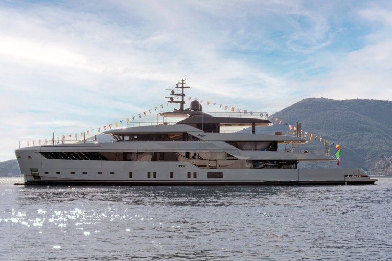 Motoryacht, superyacht, Sanlorenzo 50Steel, yacht launch, Zuccon International Project, hybrid