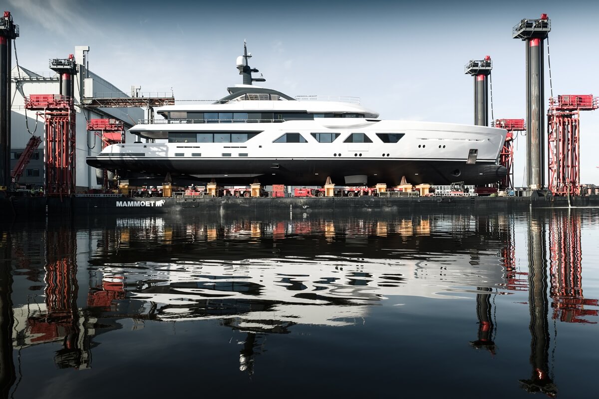 Motoryacht, superyacht, Damen Yachting, Amels 60, Amels 6009, Espen Øino, Winch Design, yacht launch, yacht sale