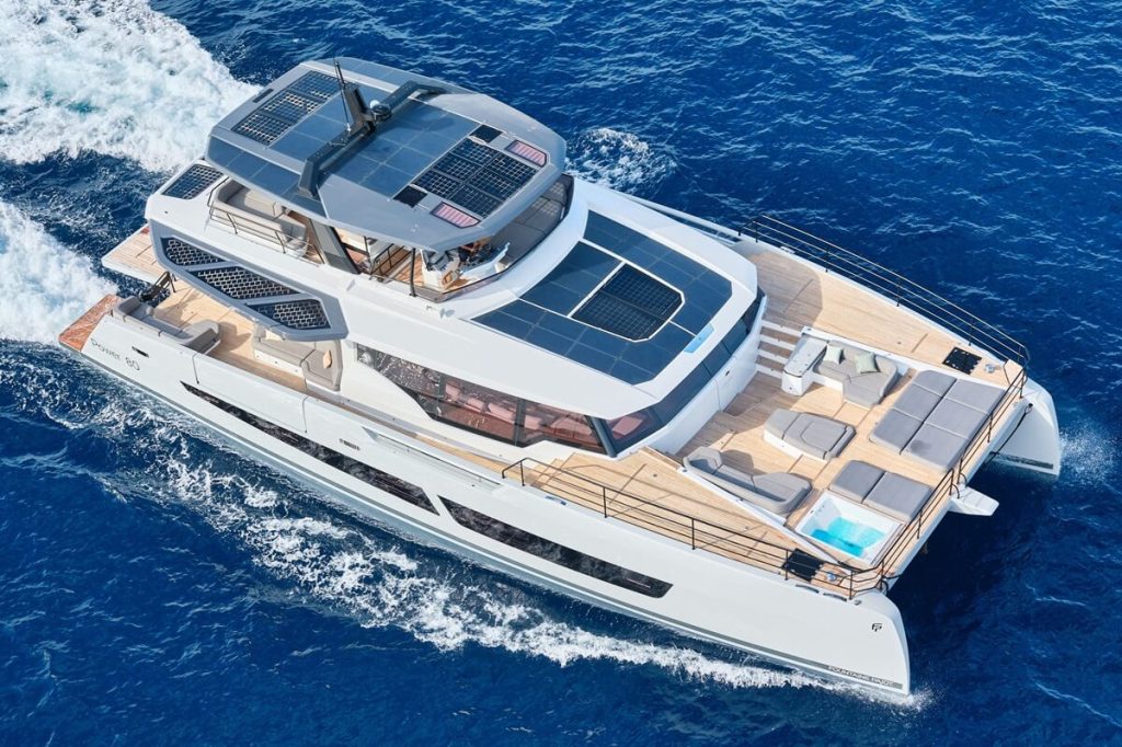 Motoryacht, superyacht, powercat, catamaran, Fountaine Pajot Power 80, Berret-Racoupeau Yacht Design
