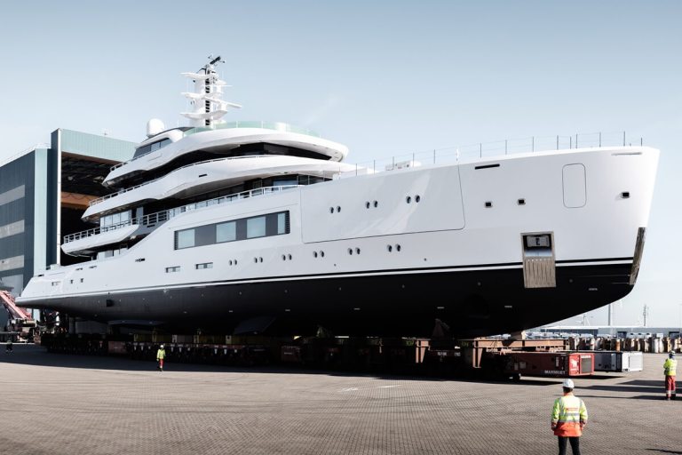 Motoryacht, superyacht, Damen Yachting, Amels 80, Limited Editions, Amels 8003, Espen Øino, Project Zurich, yacht launch, Vlissingen City, Vlissingen-East