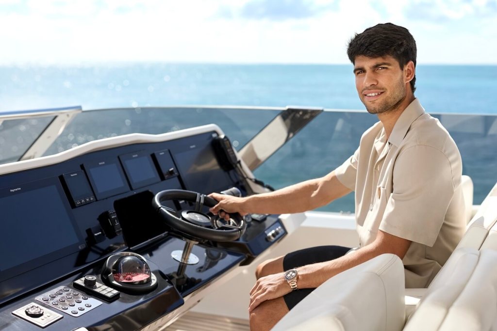 Carlos Alcaraz, Sunreef Yachts, Ultima 88, yacht, Rafa Nadal, Fernando Alonso, Robert Lewandoski, Australian Open, Grand Slam, French Open, Wimbledon, US Open, Ras Al Khaimah, UAE, Mike Horn, Nico Rosberg, Sunreef Power Next, Francis Lapp