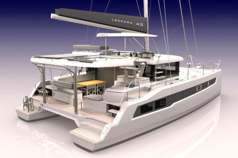 Leopard, Catamarans, 43, Cannes Yacht Festival, Annapolis Sailboat Show, The Moorings, Sunsail, Travelopia, Franck Bauguil, South Africa, Robertson and Caine, Michael Robertson, Simonis Voogd Yacht Design, naval architects